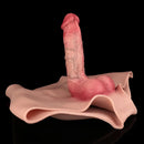 8.86in Hollow Penis Dildo Sleeve Silicone Soft Pants Thickened Mid-Range
