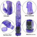 8.86in TPE Soft Vibrating Rotation Dildo For G-spot Stimulator