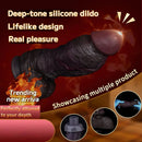 8.98in Real Feel Dual Density Silicone Soft Real Dildo Hands-Free Design