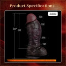 8.98in Real Feel Dual Density Silicone Soft Real Dildo Hands-Free Design