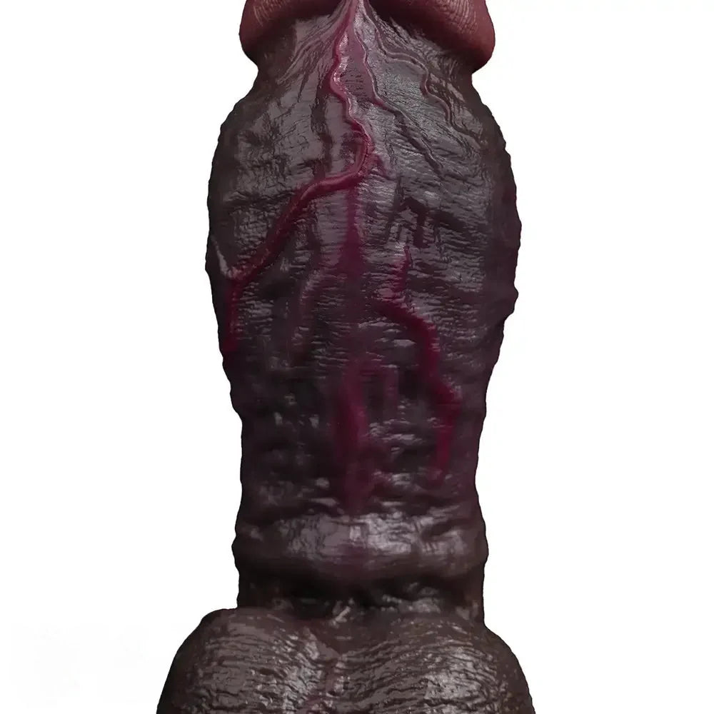 8.98in Real Feel Dual Density Silicone Soft Real Dildo Hands-Free Design