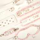 BDSM Lace Maid Leather Bondage Kit Flirting Sex Tool 6PCS
