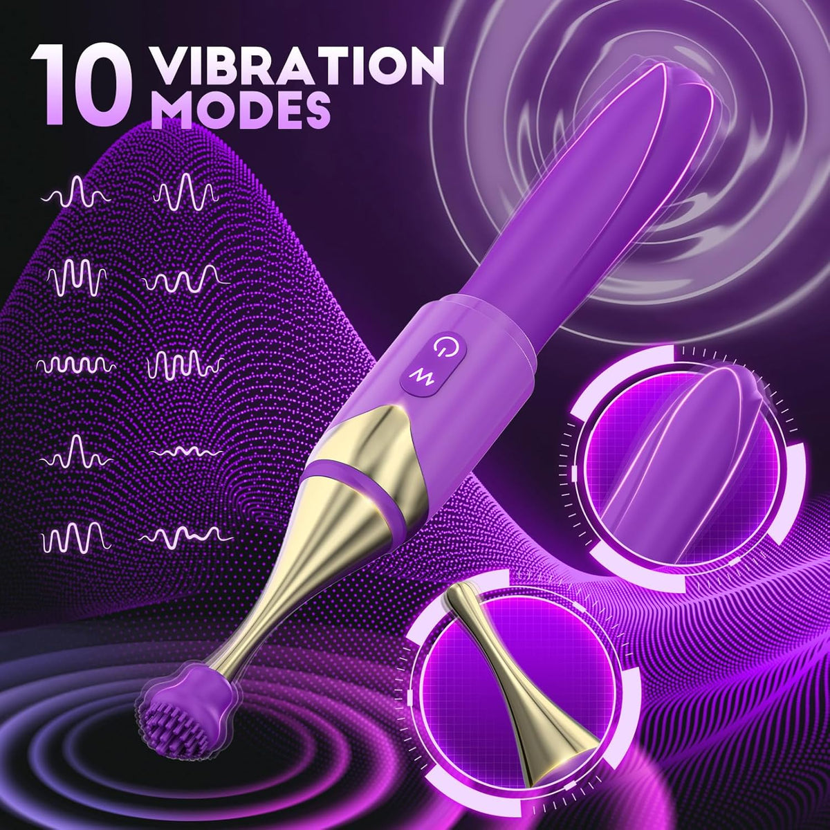 2 In 1 Mini Wand G Spot Vibrator