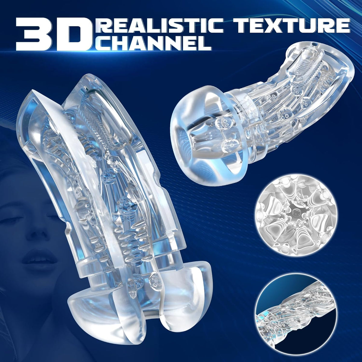 Auto 5 Sucking 10 Vibrating Male Masturbator Sex Toy