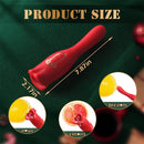 Rose Muncher Vibrator With Stick 10 Vibration Modes And 10 French Kissing Modes