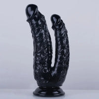 8in Realistic Double Sided Dildo Big PVC Lesbian Penis With Suction Cup