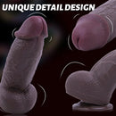 8in Silicone Soft Thick Lifelike Dildo For Female Masturbation Couple