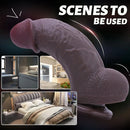 8in Silicone Soft Thick Lifelike Dildo For Female Masturbation Couple