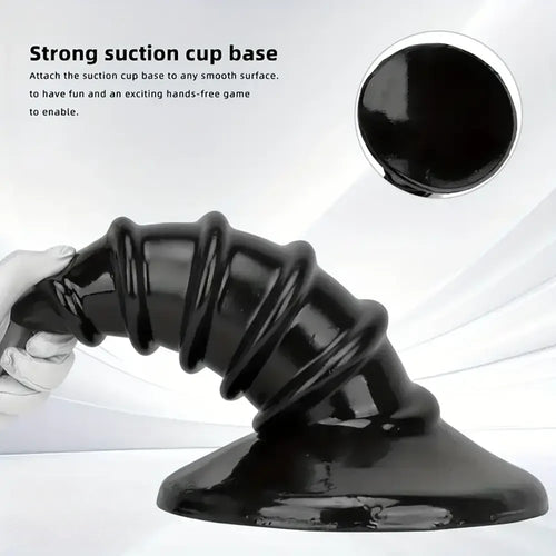 9.05in 11.22in Big Screw Thick Oversized Black Dildo For Anal Sex