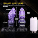 9.05in Tentacle Knot Silicone Dual Density Monster Dildo G Spot Stimulator