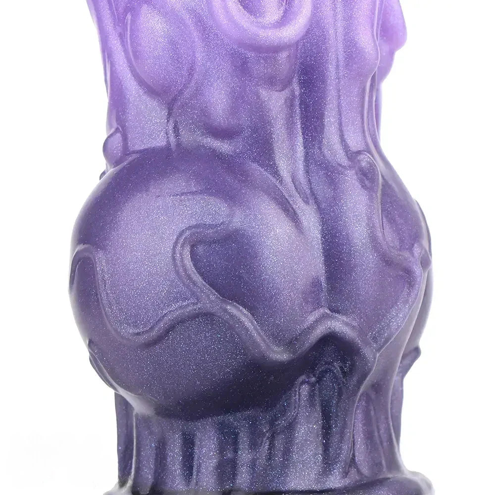 9.05in Tentacle Knot Silicone Dual Density Monster Dildo G Spot Stimulator