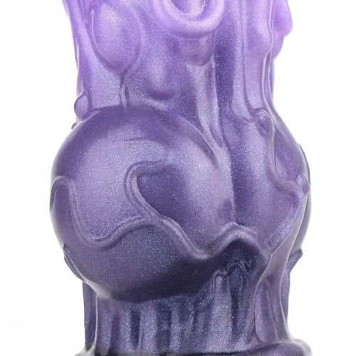 9.05in Tentacle Knot Silicone Dual Density Monster Dildo G Spot Stimulator