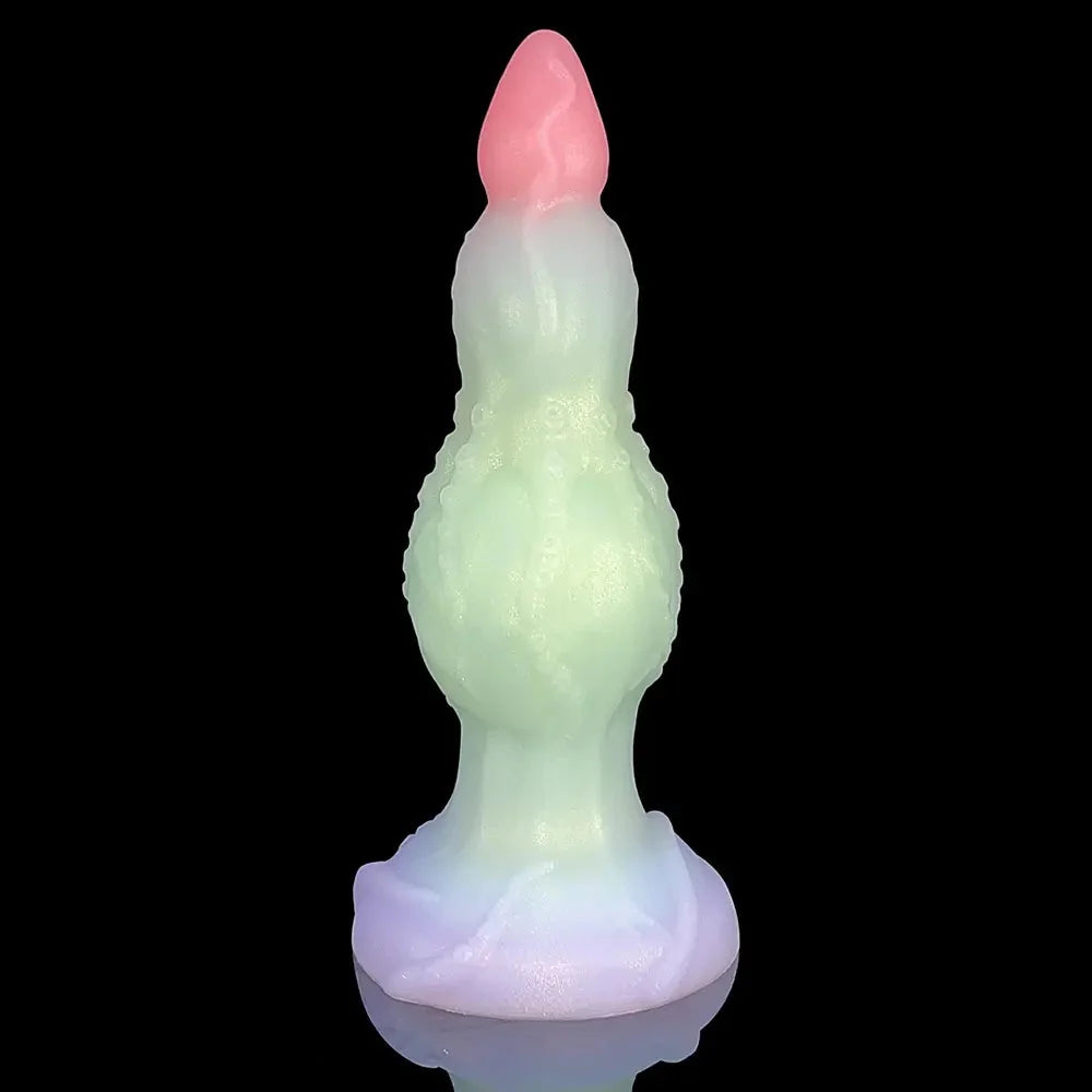 9.05in Tentacle Tapered End Silicone Dildo For Hands-free Operation