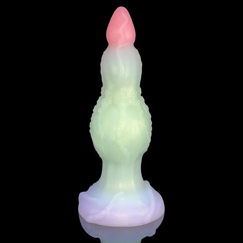 9.05in Tentacle Tapered End Silicone Dildo For Hands-free Operation