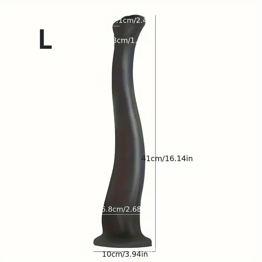 9.06in 12.6in 16.14in Long Huge Anal Plug Silicone Soft Odd Dildo
