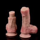 9.06in Double-layer Liquid Silicone Skin-like Soft Durable Construction Dildo