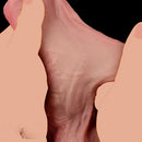 9.06in Double-layer Liquid Silicone Skin-like Soft Durable Construction Dildo