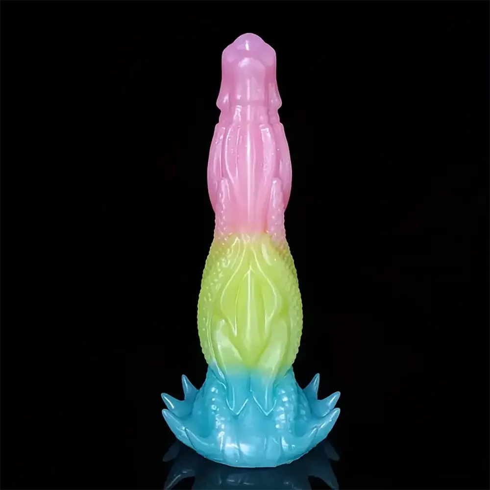 9.06in Silicone Dragon Big Soft Dildo For G-Spot Anal Stimulation Sex