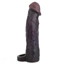 9.09in Vibrating Dildo Sleeve Reinforced Penis Cover For Men Penis Ring