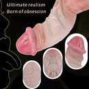 9.17in Double Layer Silicone Soft Big Dildo For Anal Training And Pleasure