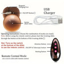 9.1in Auto Heating Vibrating Thrusting Vibrating Real Big Remote Dildo