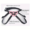9.1in Silicone Soft Large Dual Density Strap On Dildo For Lesbian
