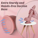 9.1in Silicone Thrusting Vibrating Dual Motors Remote Control Dildo