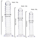 9.21in 11.29in 14.17in Strap-on Big Anal Plug Dildo For Lesbian