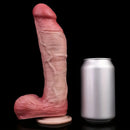 9.21in Liquid Dual Density Silicone Dildo Designed For Women Self-Play