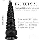 9.25in Octopus Tentacle Penis Dildo For Anal Expansion Sex Toy