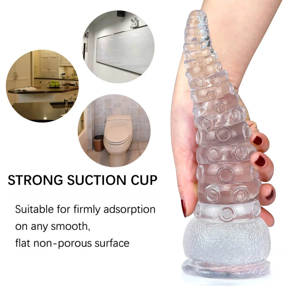 9.25in Octopus Tentacle Penis Dildo For Anal Expansion Sex Toy
