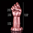 9.25in Silicone Fist Hand Anal Plug Dildo Unisex Intimate Massager