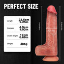 9.25in Soft G Spot Clitoris Orgasm Dildo Sex Toy For Adult