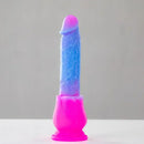 9.37in Rose Gradient Starry Sky Big Male Dildo For Stimulation Massager