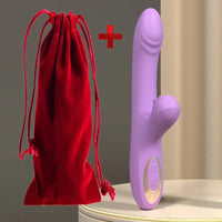 9.44in Big Vibrating Telescope Real Automatic Scaling Vaginal Dildo