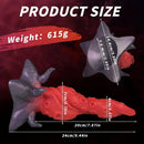 9.44in Deep Sea Tentacle Knot Silicone Large Soft Big Women Dildo