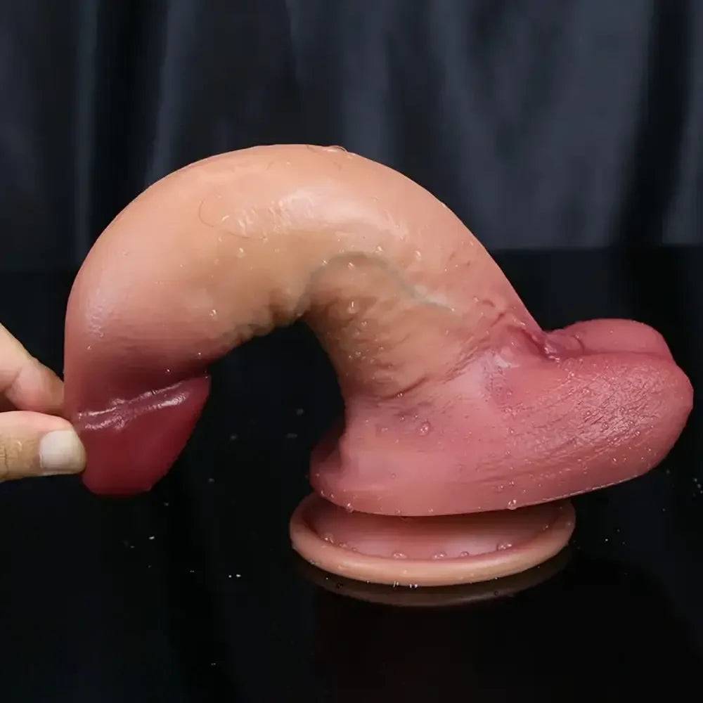 9.44in Realistic Giant Feels Like Skin Dildo For Women Men Couples