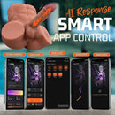 9.45in Exclusive Smart App AI Soft Real Skin Thrusting Vibrating Torso Dildo