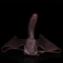 9.45in Hollow Strap on Silicone Soft Dildo Panty For Couples Men Women