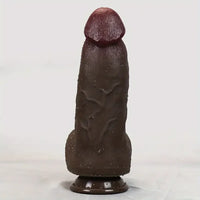 9.45in Realistic Silicone Large Soft Skin Real Dildo with Suction Cup
