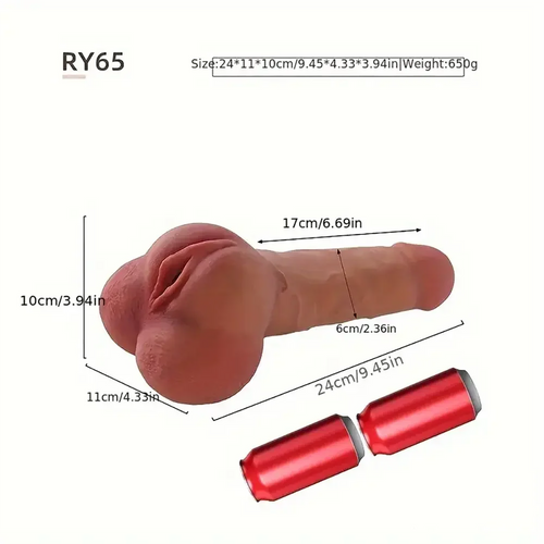 9.45in Silicone Realistic Dildo Pocket Pussy For G Spot Play Sex Toy