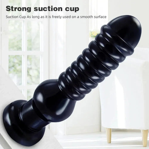 9.4in Big PVC Anal Suction Cup Dildo Butt Plug For Women Men Sex