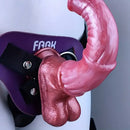 9.64in 13.77in Big Long Horse Cock Soft Silicone Anal Men Strap on Dildo