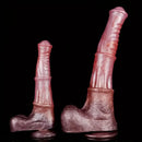 9.64in 13.77in Silicone Soft Animal Big Long Horse Cock Dildo For Men