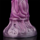 9.64in Squeezing Inflatable Alien Penis Fantasy Odd Silicone Dildo For Clit