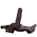 9.65in Ergonomic Design Hollow Strap on Dildo Panty For Men Women