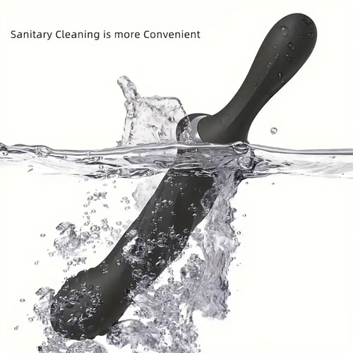 9.65in Silicone Soft Vibrating Dildo With Handle For G-spot Stimulator