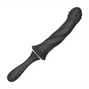 9.65in Silicone Soft Vibrating Dildo With Handle For G-spot Stimulator