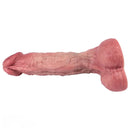 9.72in Double-layer Liquid Silicone Skin-like Soft Big Real Dildo For Women