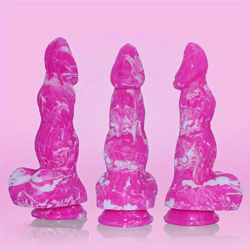 9.84in Fantasy Animal Large Knot Dildo Vaginal Monster Biological Cock Toy